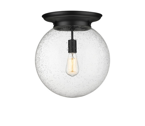 Essex One Light Flush Mount in Matte Black (405|221-1F-BK-G204-14)