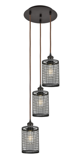 Downtown Urban LED Pendant in Oil Rubbed Bronze (405|113B-3P-OB-M18-OB)