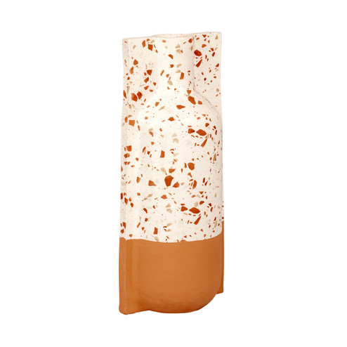 Urbino Vase in White Terrazzo/Terracotta (137|445VA09D)