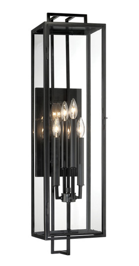 Knoll Road Four Light Outdoor Wall Mount in Coal (7|73332-66A)