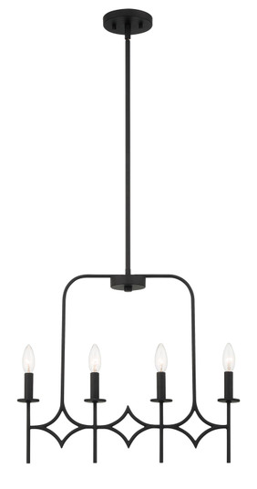 Muncie Four Light Island Pendant in Coal (7|5037-66A)