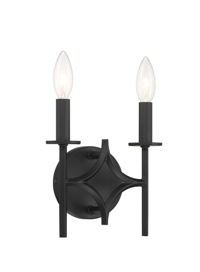 Muncie Two Light Wall Sconce in Coal (7|5032-66A)