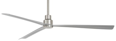 Simple 65'' Ceiling Fan in Brushed Nickel Wet (15|F789-BNW)