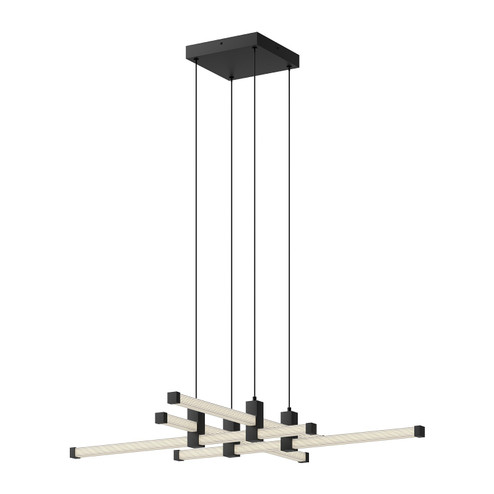 Blade LED Chandelier in Black (347|CH23534-BK)