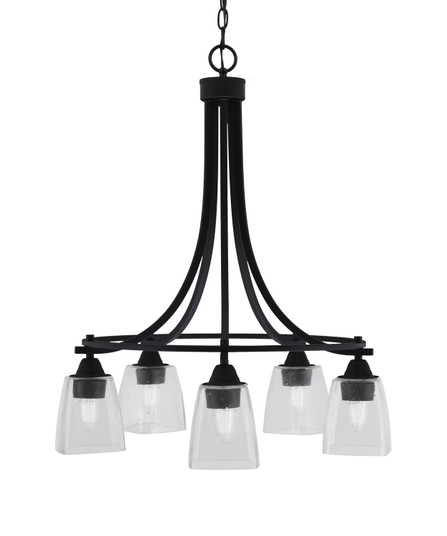Paramount Five Light Chandelier in Matte Black (200|3415-MB-461)