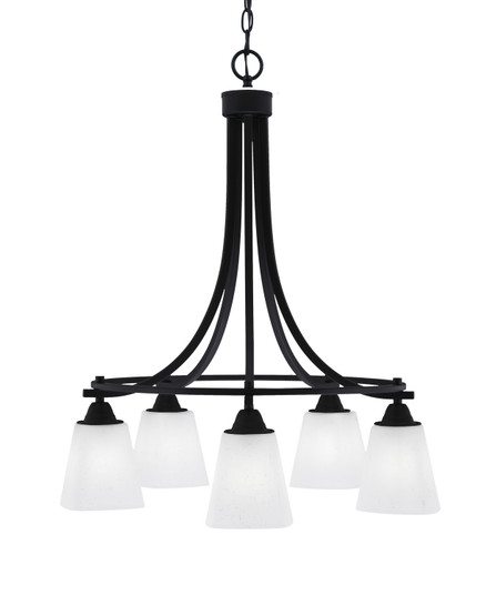 Paramount Five Light Chandelier in Matte Black (200|3415-MB-460)
