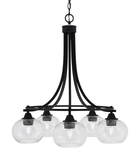 Paramount Five Light Chandelier in Matte Black (200|3415-MB-202)