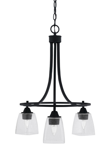 Paramount Three Light Chandelier in Matte Black (200|3413-MB-461)