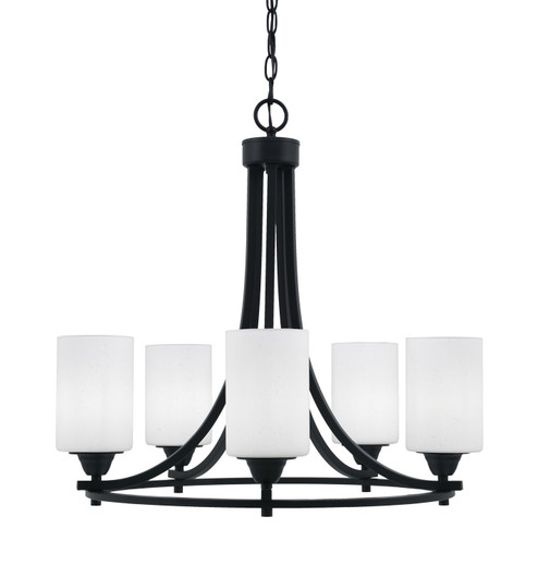 Paramount Five Light Chandelier in Matte Black (200|3405-MB-310)