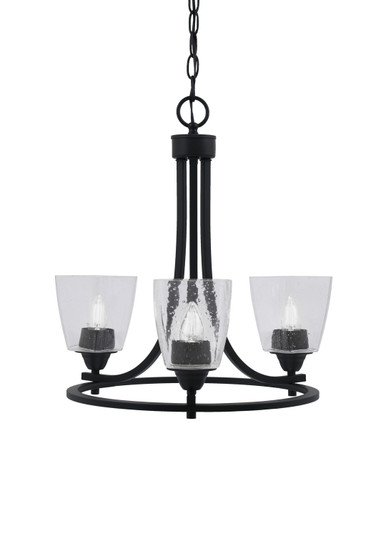 Paramount Three Light Chandelier in Matte Black (200|3403-MB-461)