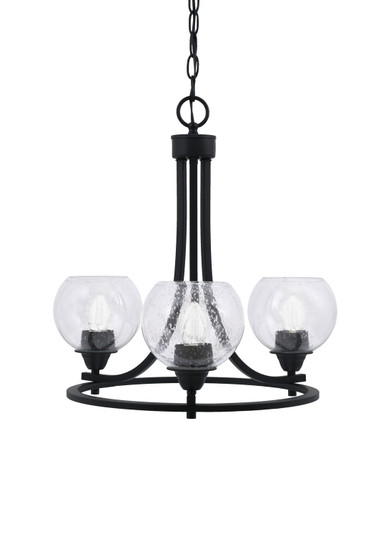 Paramount Three Light Chandelier in Matte Black (200|3403-MB-4100)