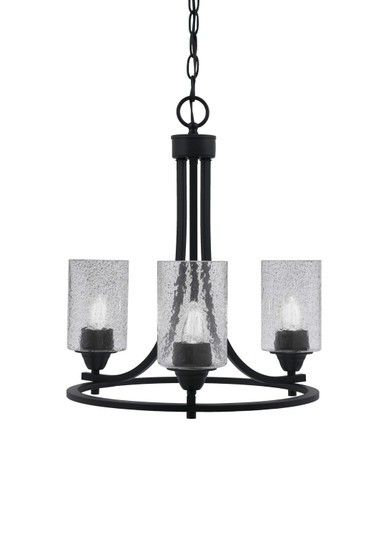Paramount Three Light Chandelier in Matte Black (200|3403-MB-3002)