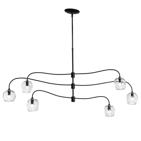 Ume Six Light Pendant in Ink (39|136357-SKT-MULT-89-FD0710)