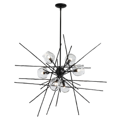 Griffin Six Light Pendant in Dark Smoke (39|131590-SKT-MULT-07-YL0709)