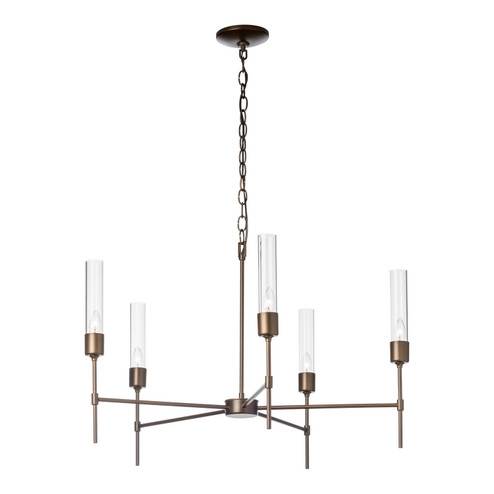 Vela Five Light Chandelier in Ink (39|105045-SKT-89-FD0611)