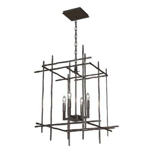 Tura Four Light Chandelier in Oil Rubbed Bronze (39|101316-SKT-14)