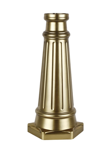 Outdoor Post Base Post Base in Painted Distressed Brass (1|POSTBASE-PDB)