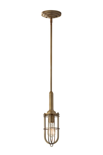 Urban Renewal One Light Pendant in Dark Antique Brass (1|P1240DAB)