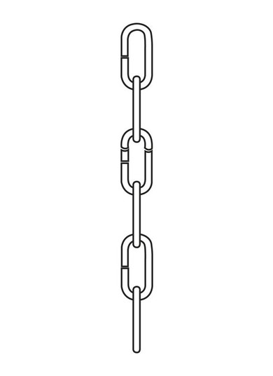 Replacement Chain Decorative Chain in Painted Brushed Nickel (1|9103-753)