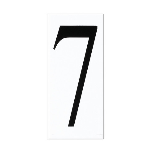 Address Light Address Number Tile in White Plastic (1|90617-68)