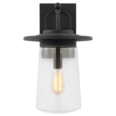 Tybee One Light Outdoor Wall Lantern in Black (1|8708901-12)