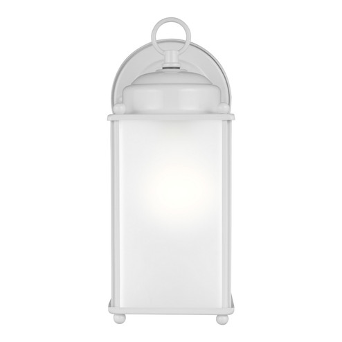 New Castle One Light Outdoor Wall Lantern in White (1|8593001-15)