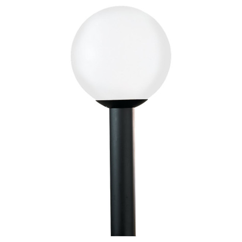 Outdoor Globe One Light Outdoor Post Lantern in White Plastic (1|8254-68)