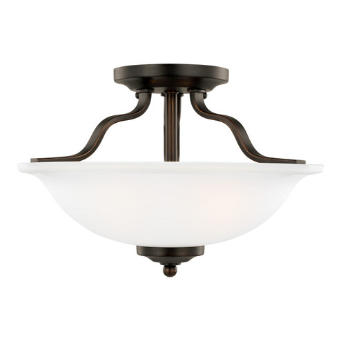 Emmons Two Light Semi-Flush Mount in Bronze (1|7739002-710)