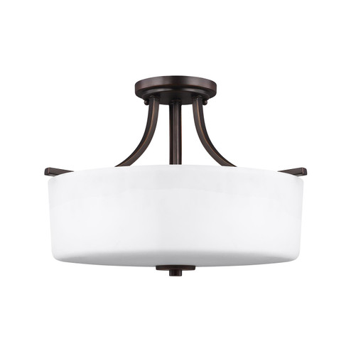 Canfield Three Light Semi-Flush Mount in Bronze (1|7728803EN3-710)