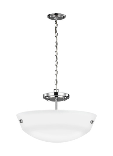 Kerrville Two Light Semi-Flush Convertible Pendant in Chrome (1|7715202EN3-05)