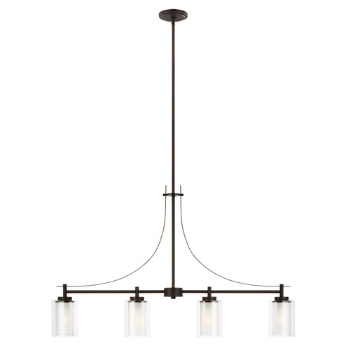 Elmwood Park Four Light Island Pendant in Bronze (1|6637304EN3-710)