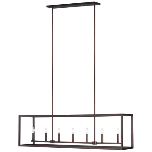 Moffet Street Seven Light Island Pendant in Bronze (1|6634507EN-710)