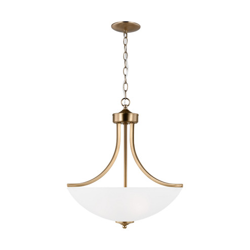 Geary Three Light Pendant in Satin Brass (1|6616503-848)