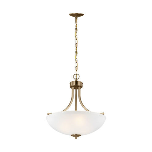 Geary Three Light Pendant in Satin Brass (1|6616503-848)