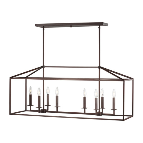 Perryton Eight Light Island Pendant in Bronze (1|6615008EN-710)