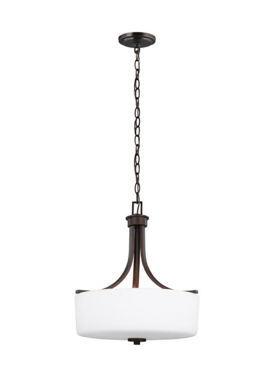 Canfield Three Light Pendant in Bronze (1|6528803EN3-710)