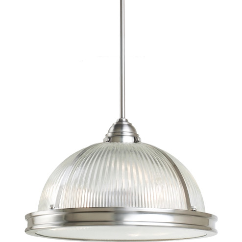Pratt Street Prismatic Three Light Pendant in Brushed Nickel (1|65062-962) Pratt Street Prismatic Three Light Pendant in Brushed Nickel (1|65062-962)
