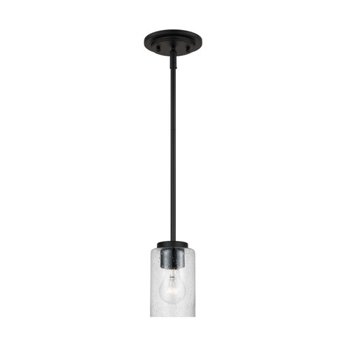 Oslo One Light Mini-Pendant in Midnight Black (1|61170-112)