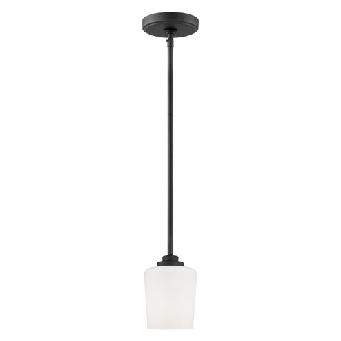 Windom One Light Mini-Pendant in Midnight Black (1|6102801-112)