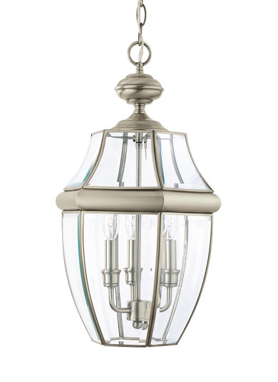 Lancaster Three Light Outdoor Pendant in Antique Brushed Nickel (1|6039EN-965)