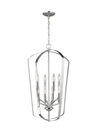 Romee Eight Light Hall / Foyer in Chrome (1|5134908EN-05)