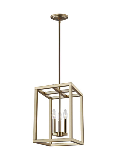 Moffet Street Three Light Hall / Foyer in Satin Brass (1|5134503EN-848)