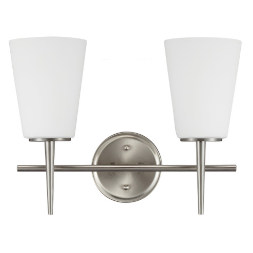 Driscoll Two Light Wall / Bath in Brushed Nickel (1|4440402-962)