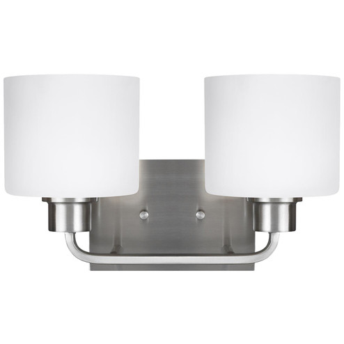 Canfield Two Light Wall / Bath in Brushed Nickel (1|4428802EN3-962)