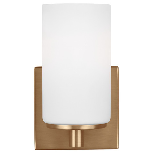 Hettinger One Light Wall / Bath Sconce in Satin Brass (1|4139101-848)