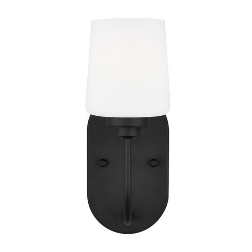 Windom One Light Wall / Bath Sconce in Midnight Black (1|4102801-112)