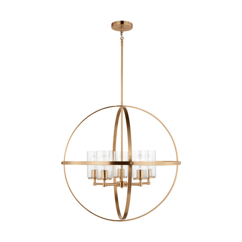 Alturas Five Light Chandelier in Satin Brass (1|3124675-848) Alturas Five Light Chandelier in Satin Brass (1|3124675-848)