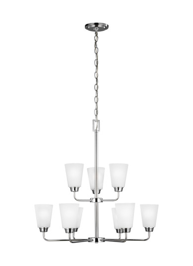 Kerrville Nine Light Chandelier in Chrome (1|3115209-05)