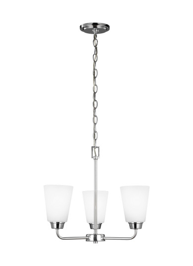 Kerrville Three Light Chandelier in Chrome (1|3115203EN3-05)