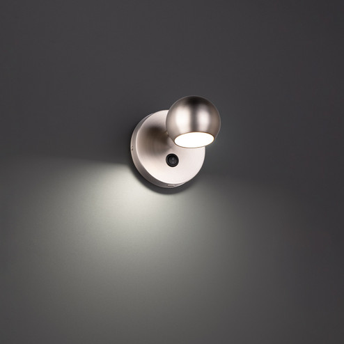 Duplex LED Bed Task Light in Brushed Nickel (34|BL-67305-BN)